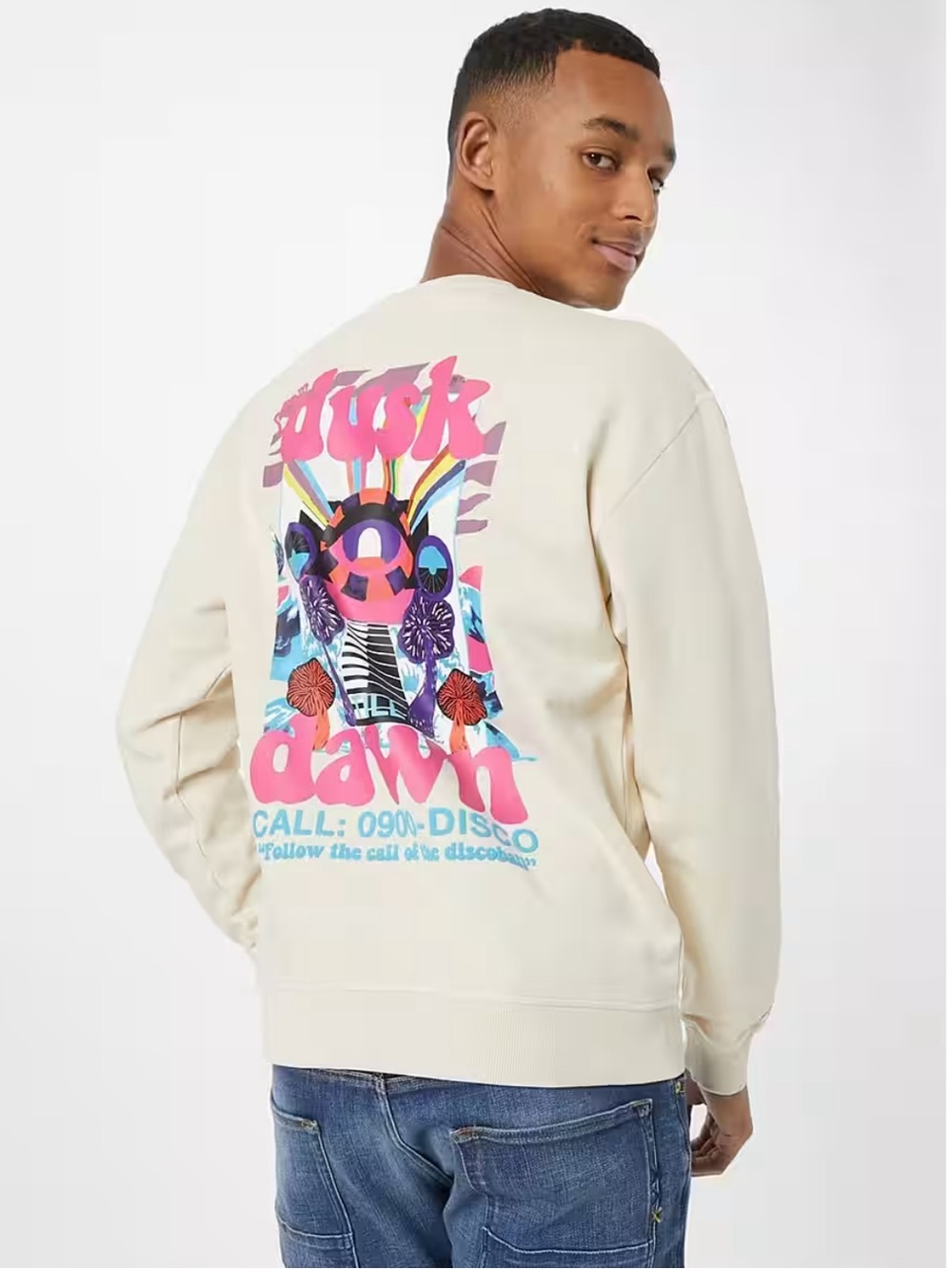 Scotch & Soda Amsterdam Dusk Till Dawn Crew Sweatshirt Sz L